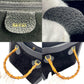 GUCCI Bamboo Black Hand Bag