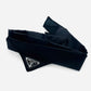 PRADA Re-Nylon Black Logo Scarf
