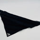 PRADA Re-Nylon Black Logo Scarf