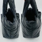 CHANEL Coco Cocoon Nylon Handbag Black Coco Mark Black