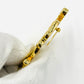 DIOR Logo Brooch Gold Women