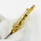 DIOR Logo Brooch Gold Women