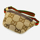 GUCCI Men Jumbo GG Canvas Body Bag Logo Belt Bag