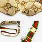 GUCCI Men Jumbo GG Canvas Body Bag Logo Belt Bag