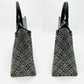 LOUIS VUITTON Monogram Jacquard Gray Black On the Go GM