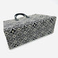 LOUIS VUITTON Monogram Jacquard Gray Black On the Go GM