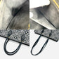 LOUIS VUITTON Monogram Jacquard Gray Black On the Go GM