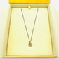 FENDI Necklace Metal Chain Silver