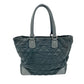 CHANEL Tote Bag Gray Nylon