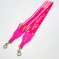 DIOR Embroidered Shoulder Strap Pink