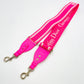 DIOR Embroidered Shoulder Strap Pink