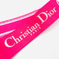 DIOR Embroidered Shoulder Strap Pink