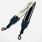 DIOR Embroidered Shoulder Strap Black