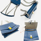 Fendi Shoulder bag Blue Leather