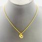 Christian Dior logo Necklace Gold