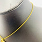 Christian Dior logo Necklace Gold Vintage