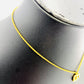 Christian Dior logo Necklace Gold Vintage