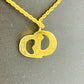 Christian Dior logo Necklace Gold Vintage