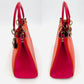 DIOR Diorissimo Leather Orange 2-way Handbag