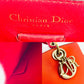 DIOR Diorissimo Leather Orange 2-way Handbag