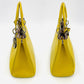 DIOR Diorissimo Leather Yellow 2-way Handbag