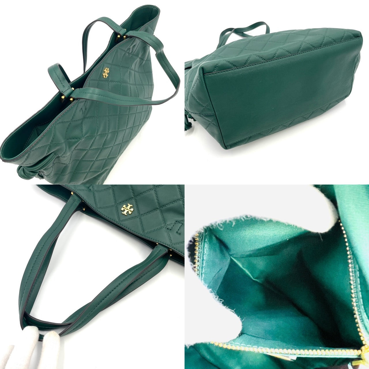 TORYBURCH Tote Bag Green