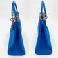 DIOR Diorissimo Leather Blue 2-way Handbag