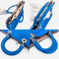DIOR Diorissimo Leather Blue 2-way Handbag