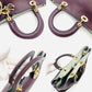 DIOR Diorissimo Leather Eggplant DarkPurple 2-way Handbag