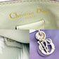 DIOR Diorissimo Leather Eggplant DarkPurple 2-way Handbag