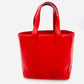 Christian Dior red handbag red leather