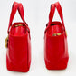 Christian Dior red handbag red leather