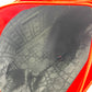 Christian Dior red handbag red leather