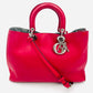 DIOR Diorissimo Leather Red 2-way Handbag