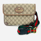 GUCCI Body Bag Beige GG Supreme PVC