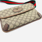 GUCCI Body Bag Beige GG Supreme PVC