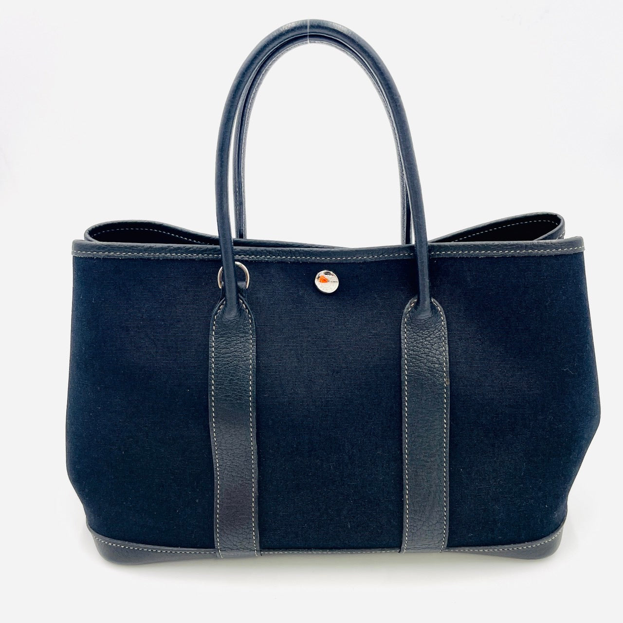 Hermes Garden Party TPM Toile Ash Black □H