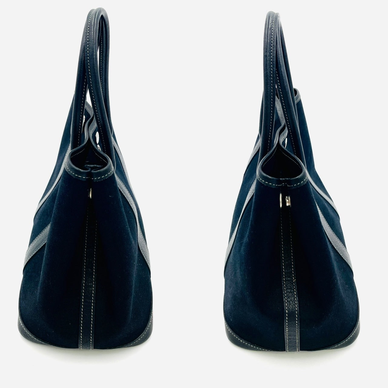 Hermes Garden Party TPM Toile Ash Black □H