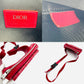 DIOR OBLIQUE Galaxy Body Bag Red