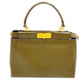 FENDI Peekaboo 2way Handbag Beige