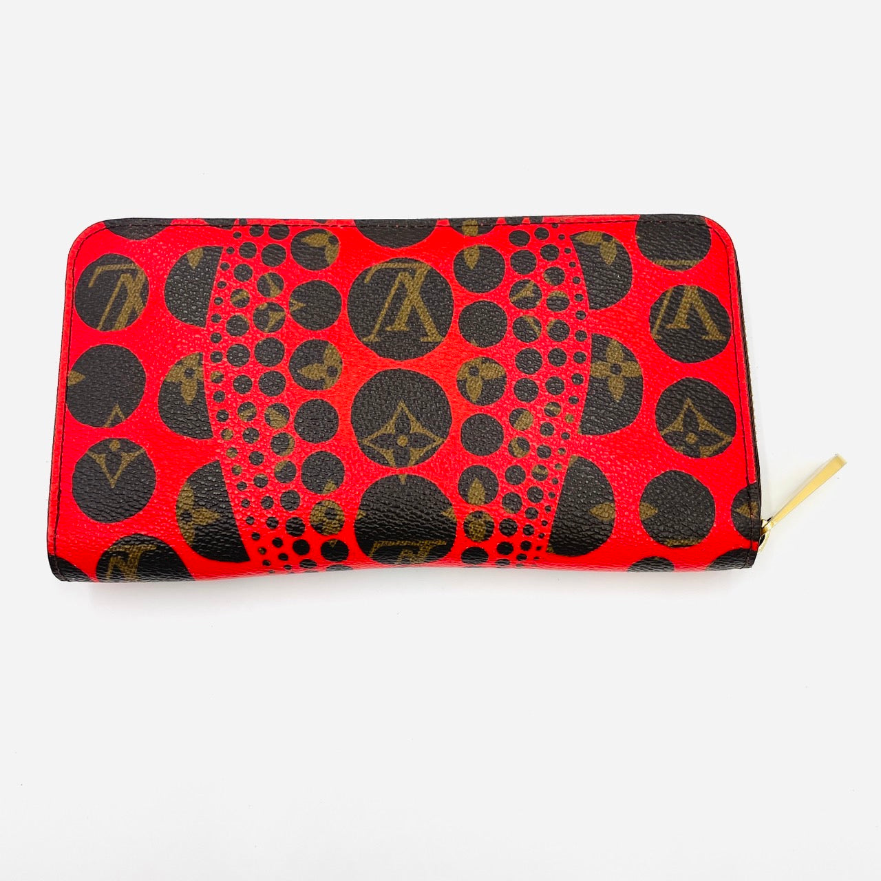 LOUIS VUITTON Monogram Yayoi Kusama Long Wallet Zippy Wallet