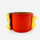 HERMES Ｃollier de Chien Bangle Leather Orange