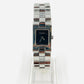 GUCCI WATCH Silver 2305L Quotes QZ Black Unisex