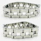 GUCCI WATCH Silver 2305L Quotes QZ Black Unisex