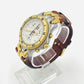 TAG HEUER Watch Professional Leather Brown Gold