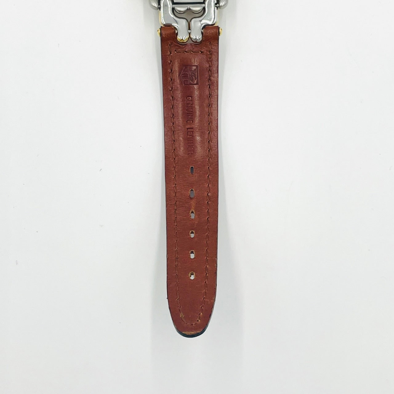 TAG HEUER Watch Professional Leather Brown Gold