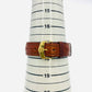 TAG HEUER Watch Professional Leather Brown Gold