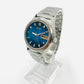 SEIKO Watch Men QZ Silver×Blue