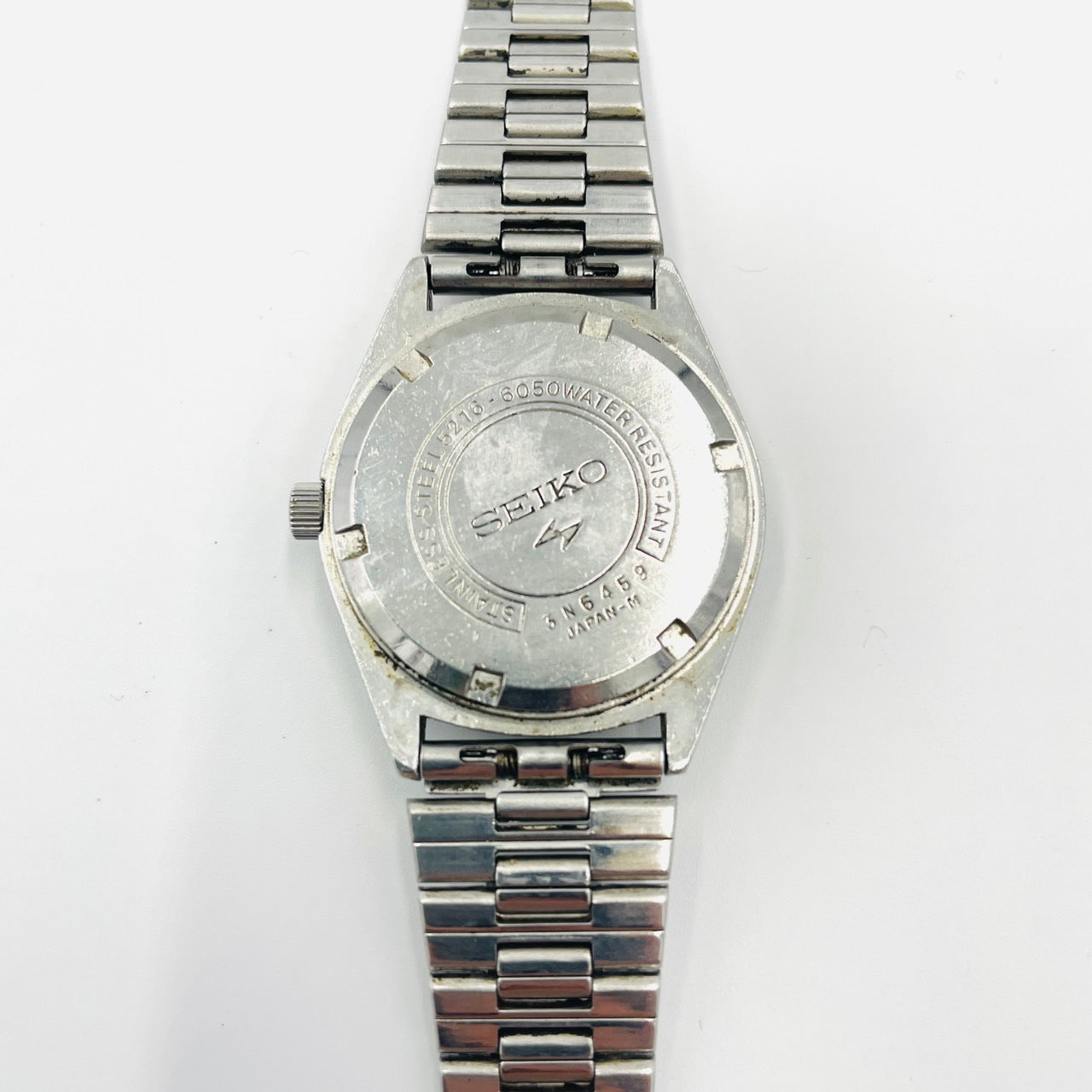 SEIKO Watch Men QZ Silver×Blue