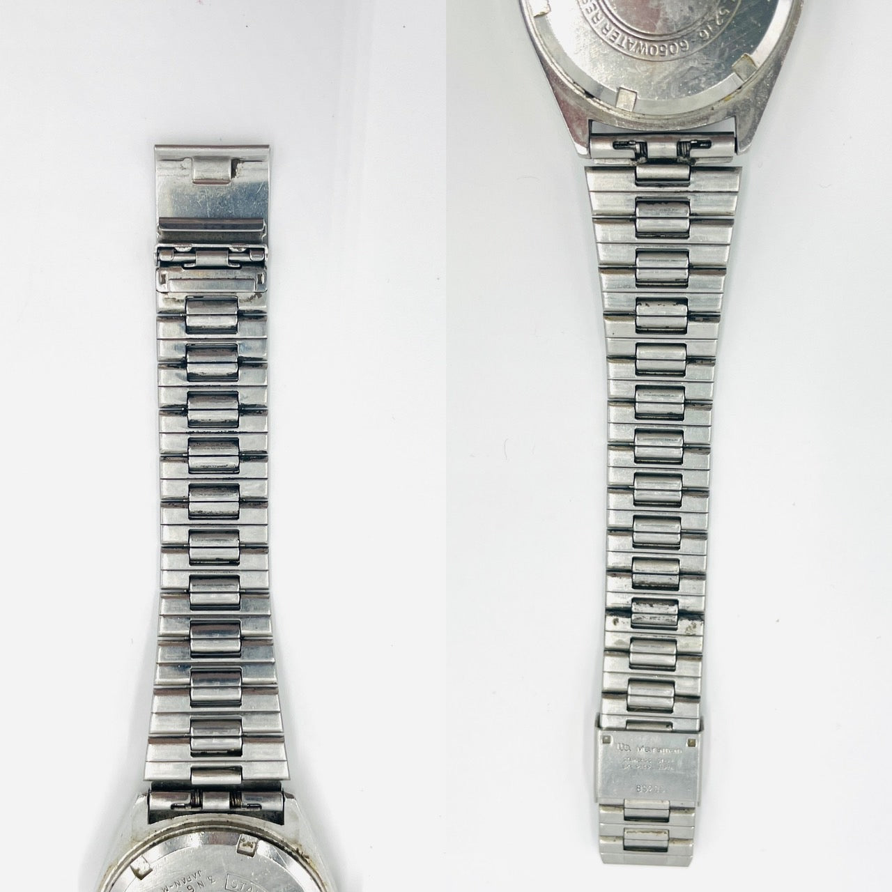 SEIKO Watch Men QZ Silver×Blue